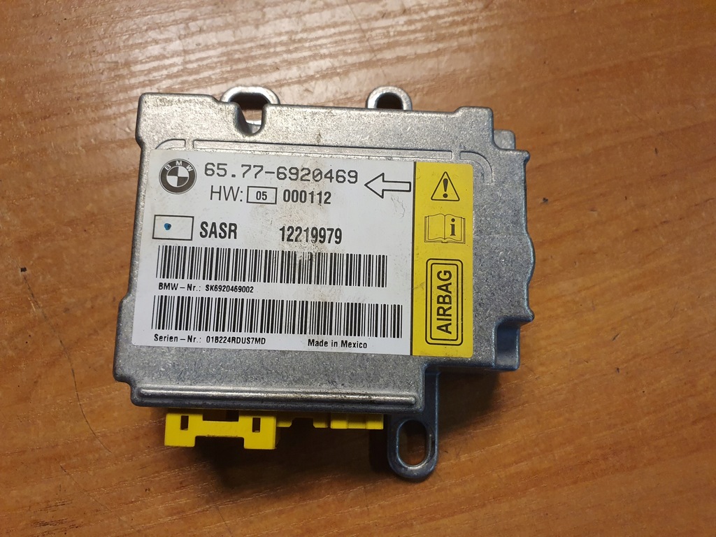 фото №1, Bmw 7 e65 e66 модуль датчик блок керування подушка безпеки 6920469