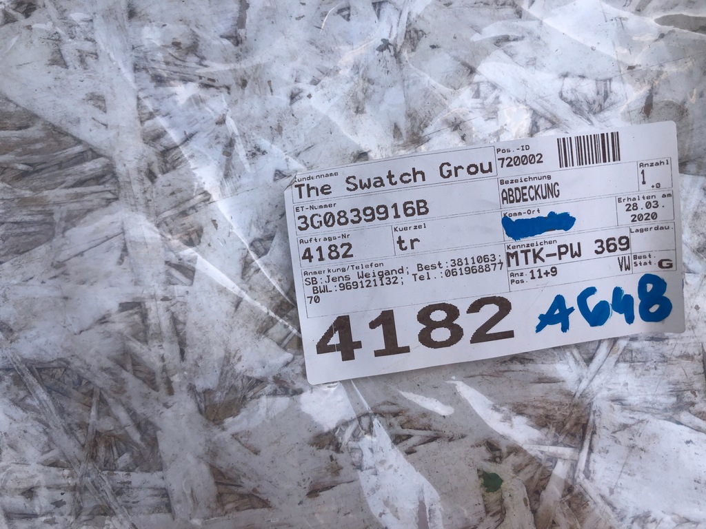 фото №4, Заглушка дверь правый задняя vw passat b8 3g0