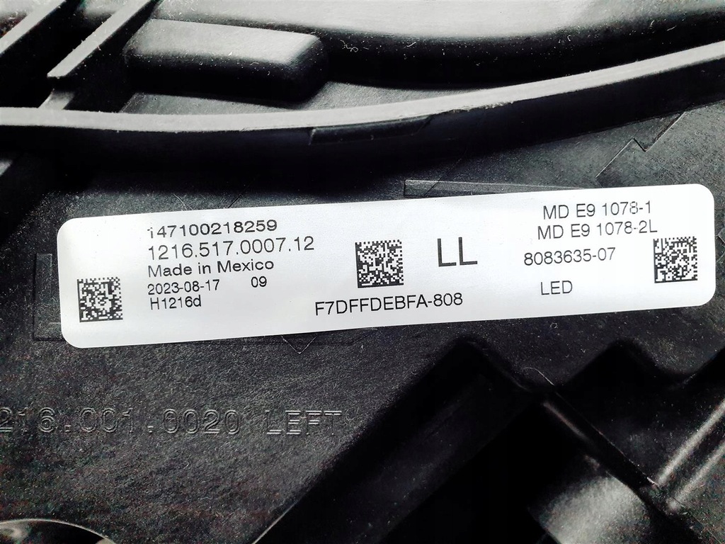 фото №13, Bmw 2 g42 m2 g87 ліва лампа перед full led black shadow czarna ory eu