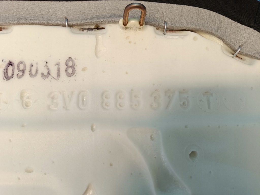 фото №12, Skoda superb 3 combi 2.0 tfsi 4x4 18r сидіння сидіння задня мат 3v0885375t