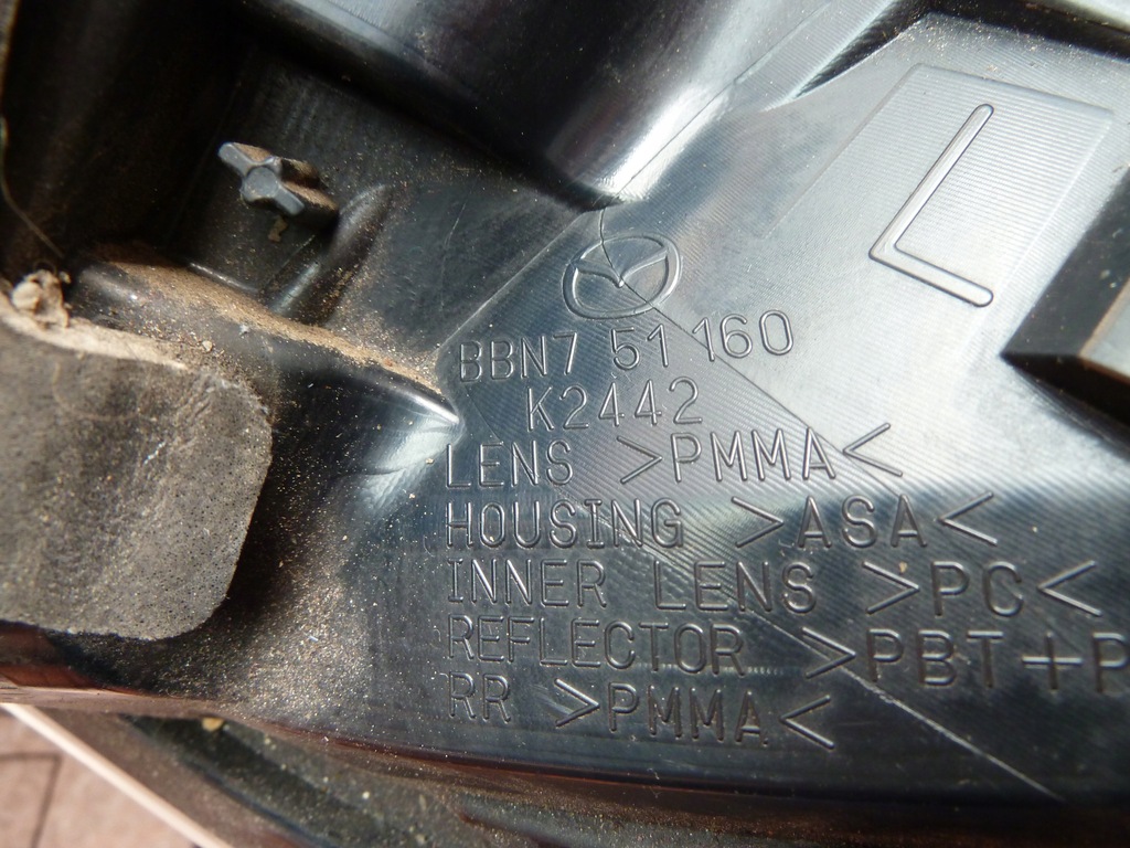 фото №10, Mazda 3 bl 5d 09-11 лампа задня ліва зовнішня