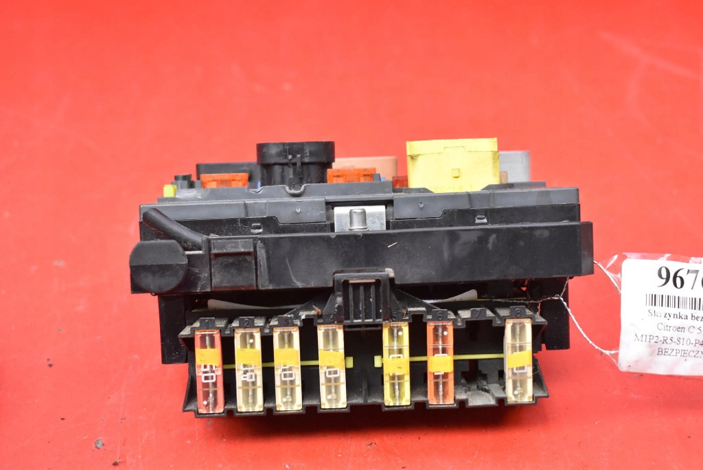 фото №5, Коробка запобіжників bsm 9675877980 citroen c5 ii x7 iii 1.6 hdi 109 km