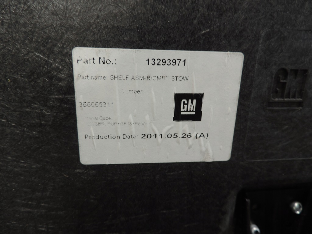 фото №9, Opel astra iv j hb пол багажника обшивка 13293971