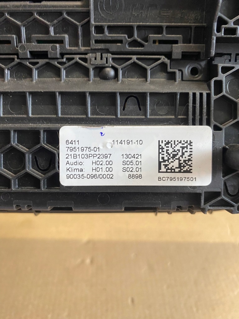 фото №7, Bmw g01 g02 панель кондиционера 7951975