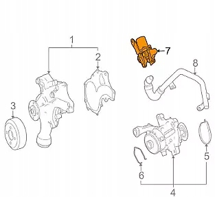 фото №11, Mercedes benz ml w164 клапан відсікаючий охолодження двигуна a1562030164 oem