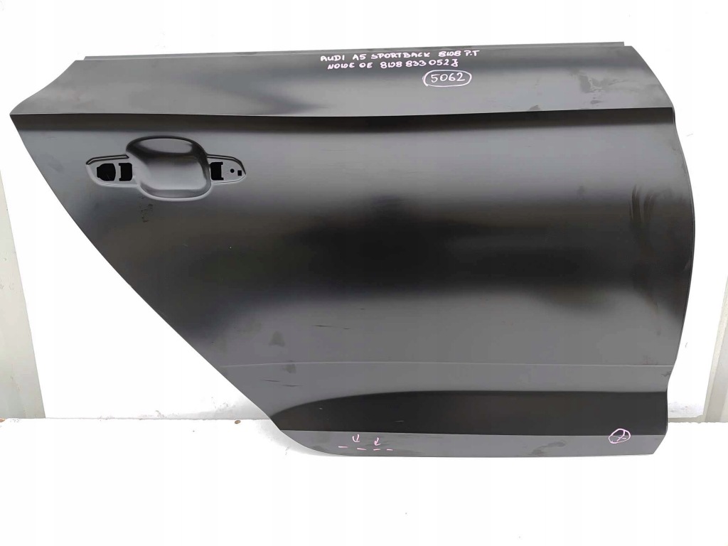 фото №1, Audi a5 ii sportback 8w8 дверь правое задняя задние nowe оригинальный номер 5062