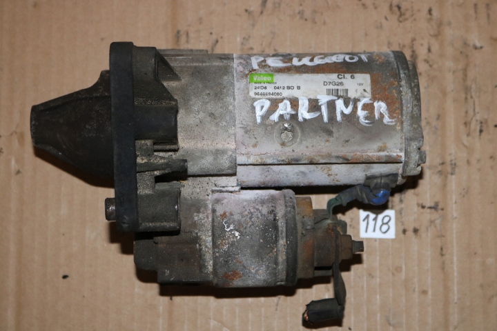 фото №1, Peugeot partner стартер 9646694080 d7g26 valeo