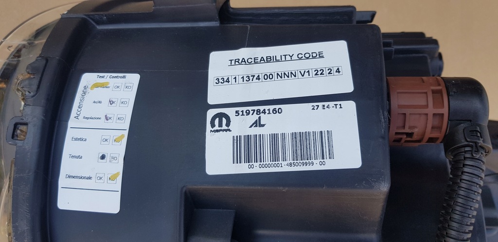 фото №9, Fiat 500x лампа правая. 500 x.soczewka нет ксенон.