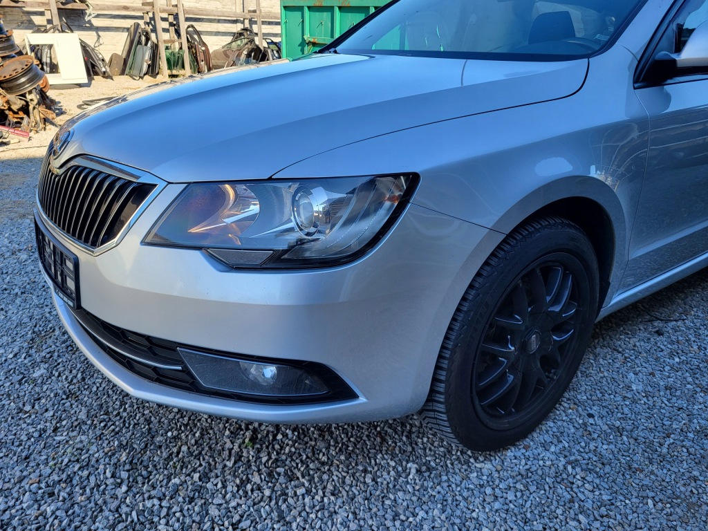 фото №10, Skoda superb ii lift 14r капот бампер лампа крыло pas перед la7w