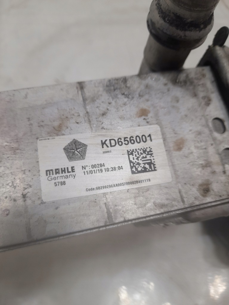 Jeep wrangler jl 18- интеркулер 68299296aa 2.2d Оригинал