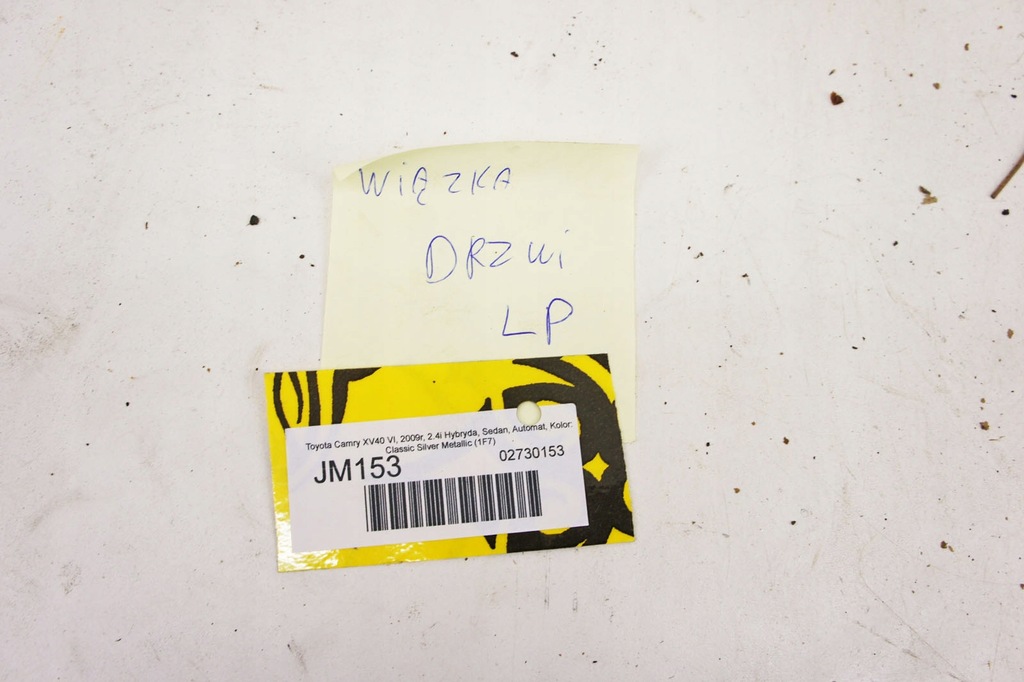 фото №7, Jm153 toyota camry xv40 ^ джгут двері лівий перед