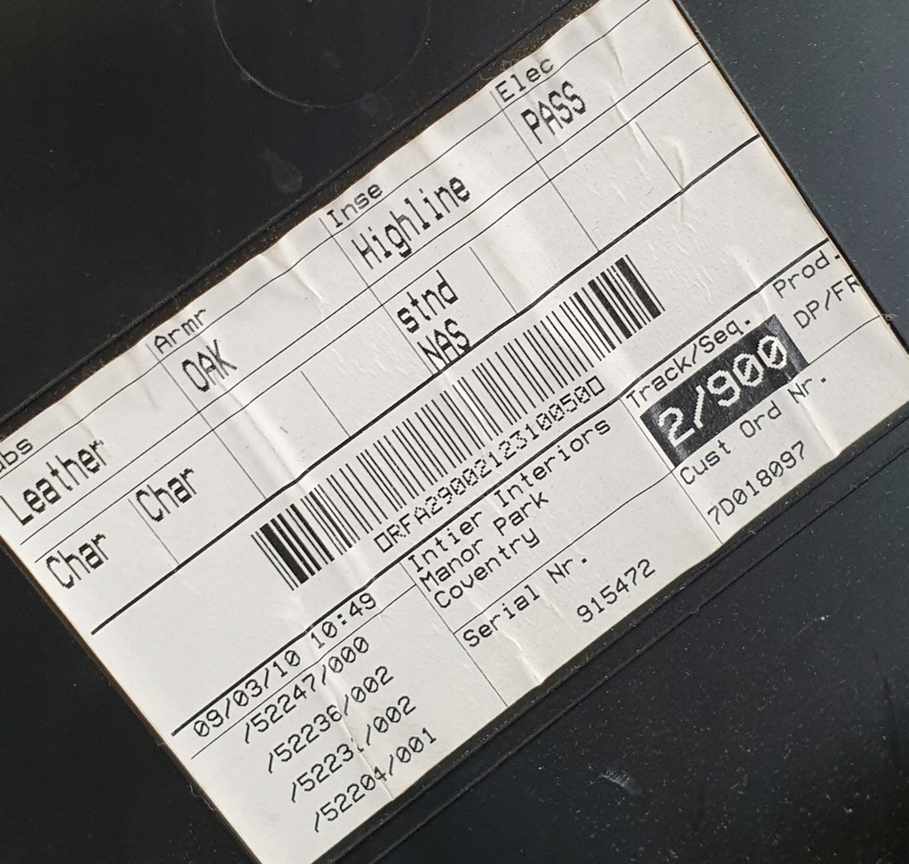 фото №8, Обивка обшивка правый перед jaguar xf x250 europa