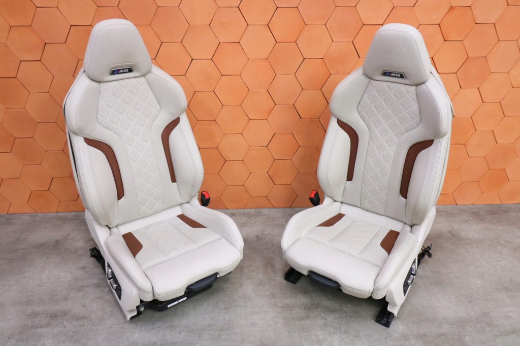 фото №14, Bmw m8 f93 g16 салон сиденья заднее сиденье обшивки individual вентиляция tartufo