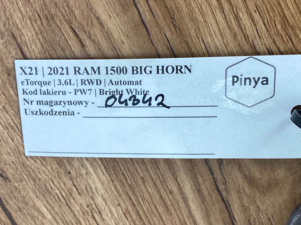 фото №6, Вихід wody патрубок 3.6 v6 jeep chrysler dodge ram 1500 2019+