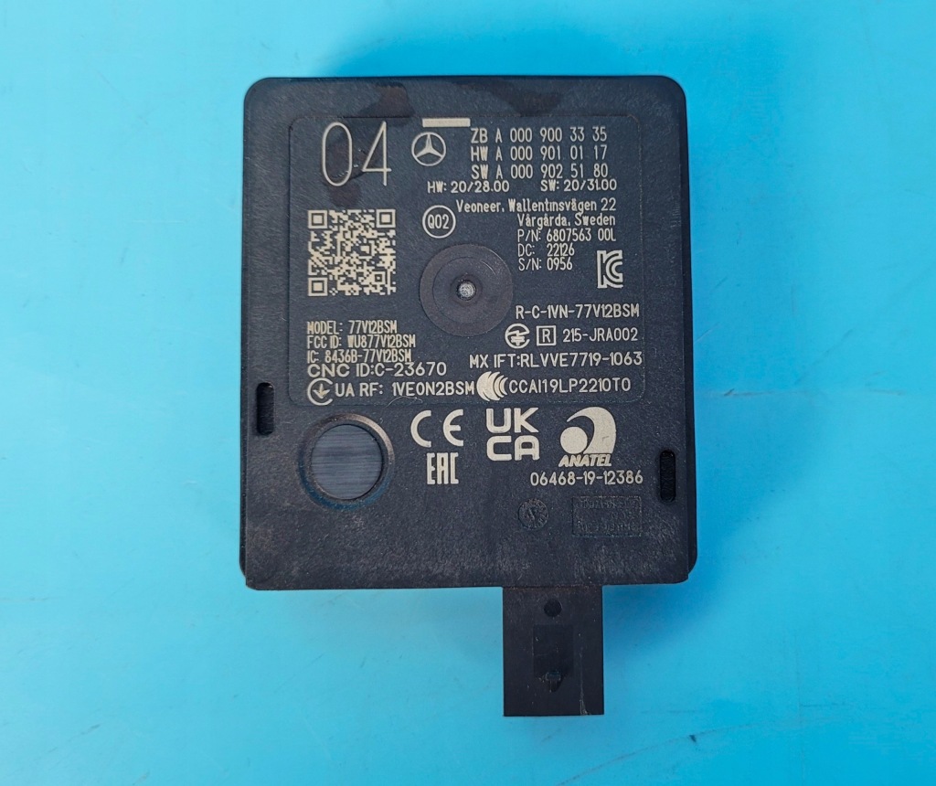 фото №1, Mercedes w206 c200 22r радар датчик distronic a0009003335 a0009010117