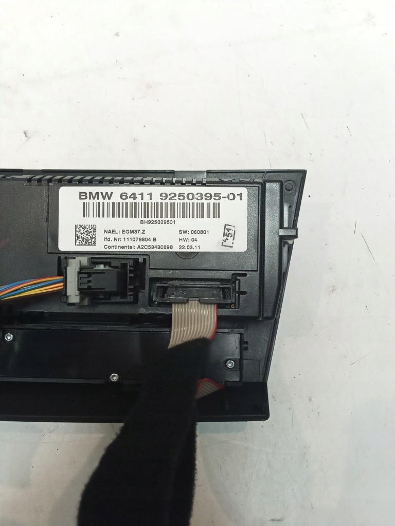 фото №6, Панель кондиционера bmw e92 lift lci 9250395 подогрев