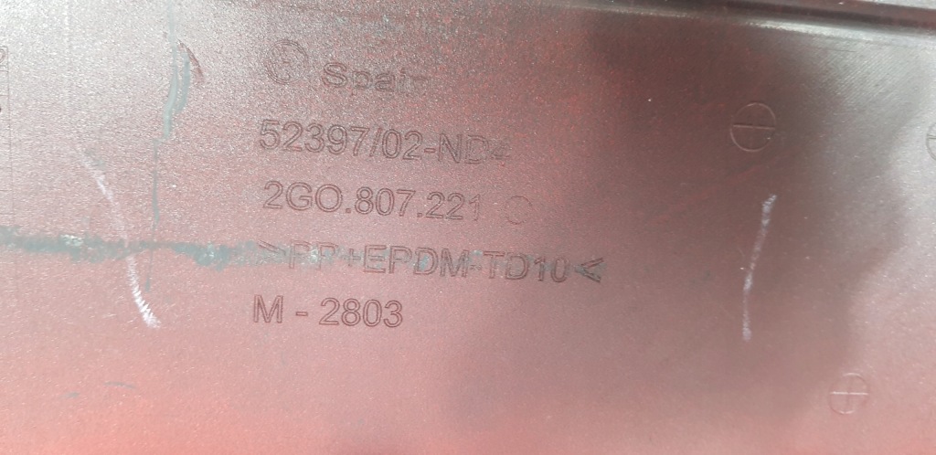 фото №15, Volkswagen оригинальный номер 2g0807221 бампер