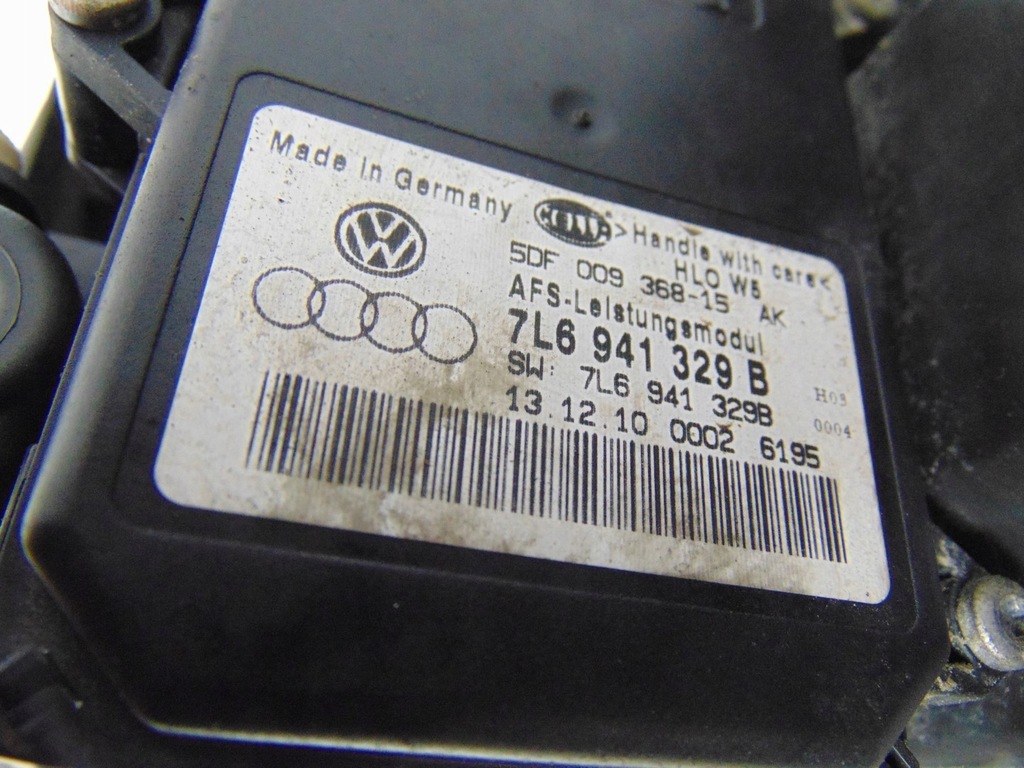 фото №13, Лампа правая перед ксенон skoda octavia ii 2 lift 1z1941016g europa