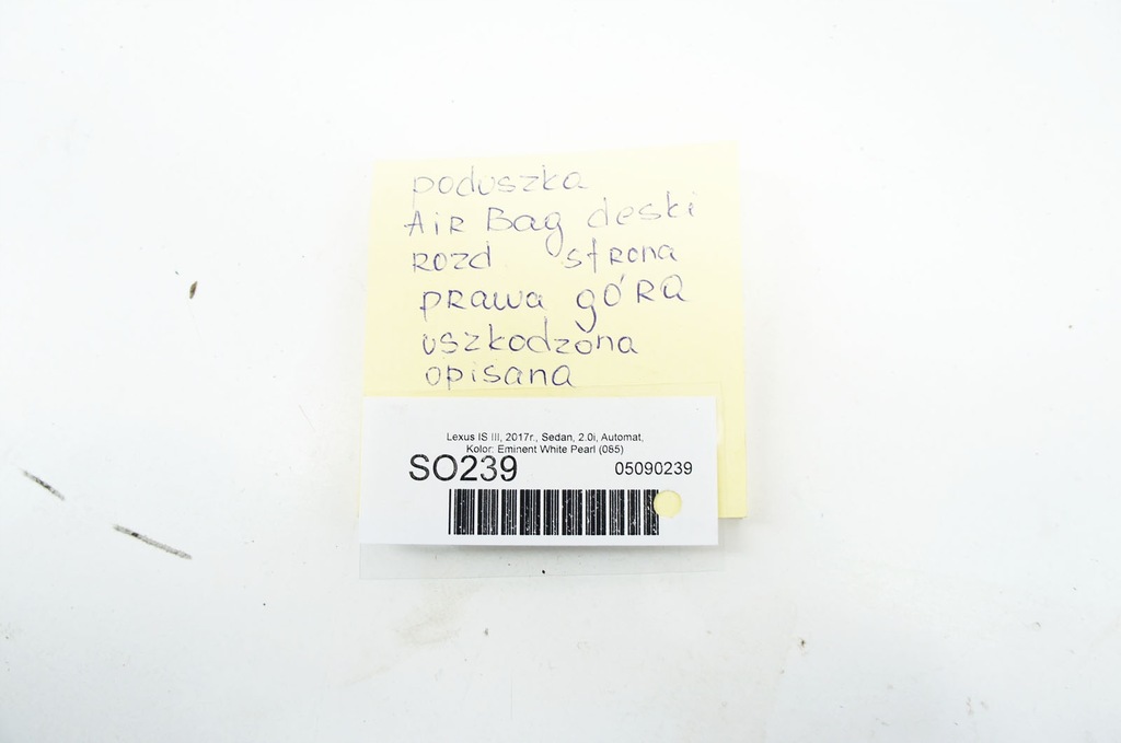 фото №5, So239 lexus is iii ^ подушка безпеки подушка пасажира