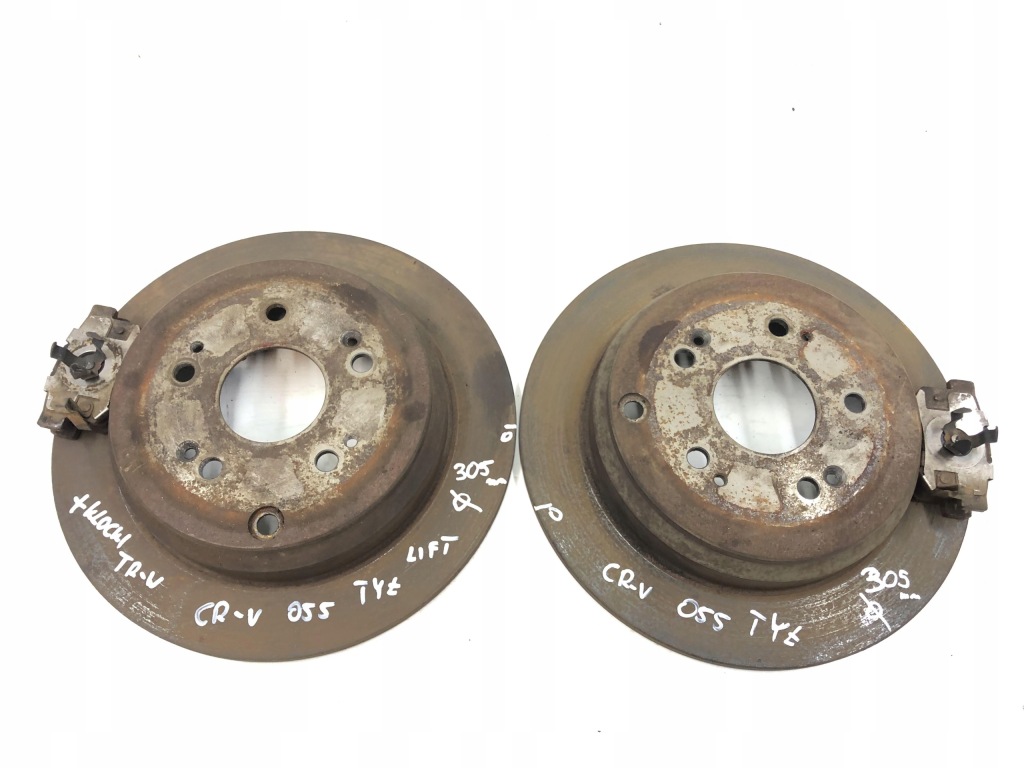 фото №1, Тормозные диски тормозные тормозные колодки задняя honda cr-v ii 2.0 lift