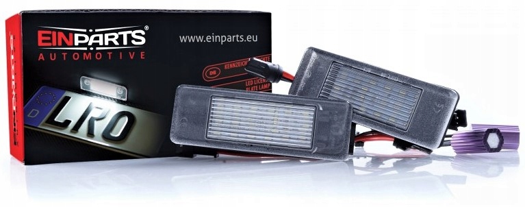 Купить Einparts фонари номерного знака led nissan qashqai 1 2