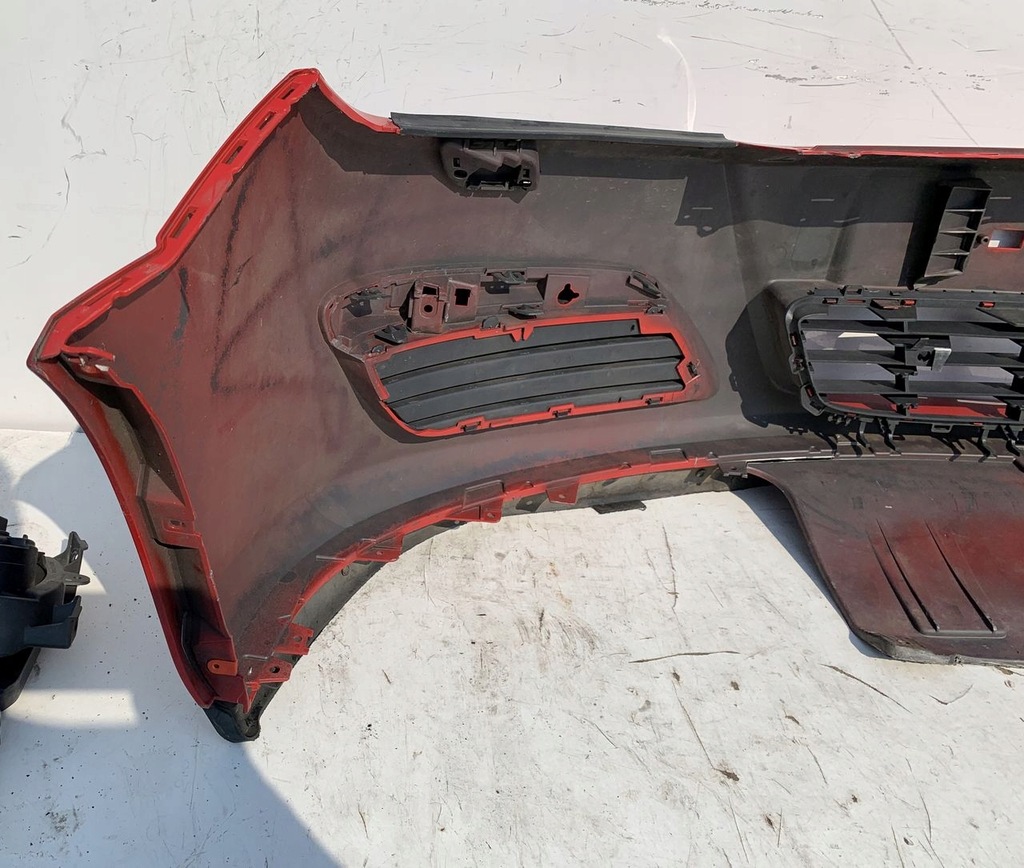 фото №7, Opel astra iii h бампер перед передний красный