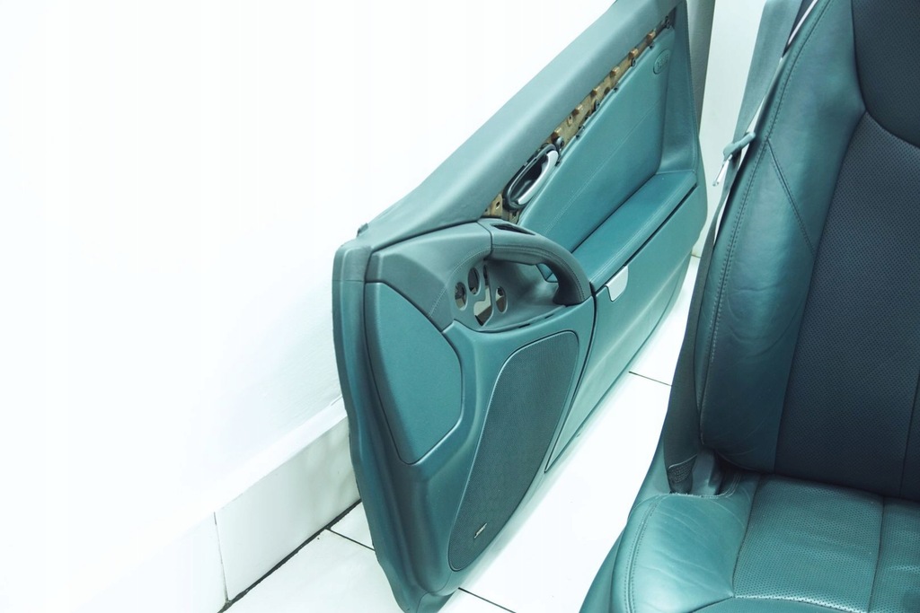 фото №7, Сидіння сидіння оббивка середина бардачок колір 502 blue kpl mercedes sl r230