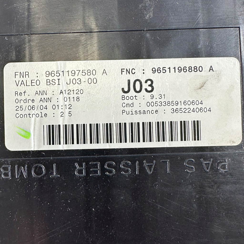 фото №8, Набор стартовый peugeot 307 0281011234, 9651196880a