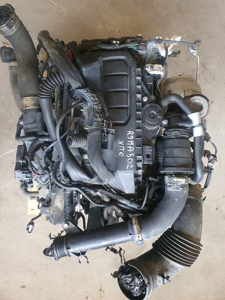 фото №7, Mercedes vito 447 двигун 1.6 cdi двигун kompletny r9ma502 113tys пробіг