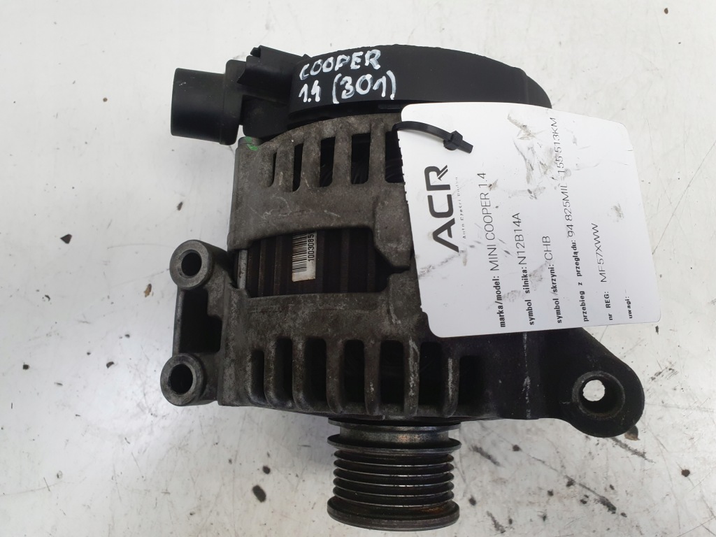 Генератор mini one r56 1.4 16v vti n12b14 Доставка