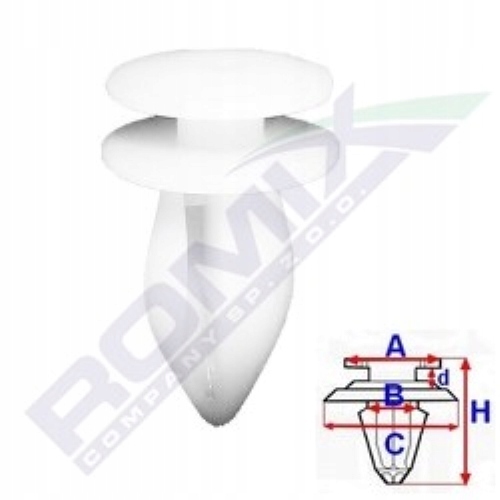 фото №2, Кліпса оббивка двері romix 46535224