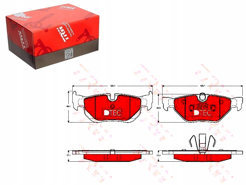фото №1, Trw тормозные колодки тормозные bmw 1 130 i e81