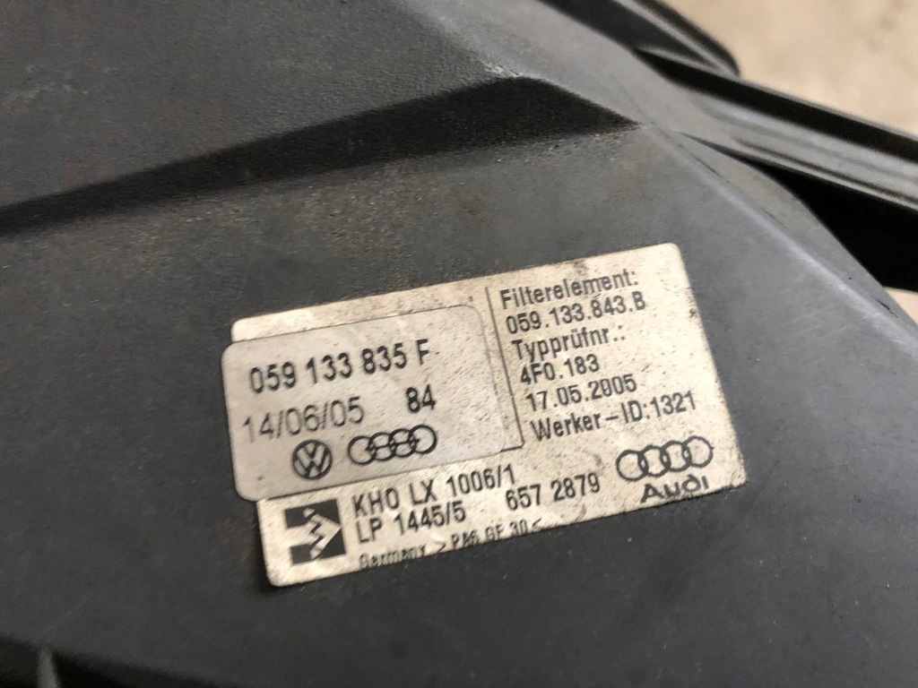 фото №5, Корпус фільтра повітря a6 c6 2.7 059133835f