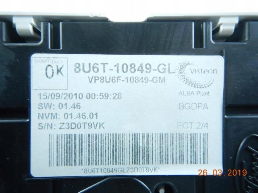 фото №9, Счетчик ford fiesta 08-12 1707747