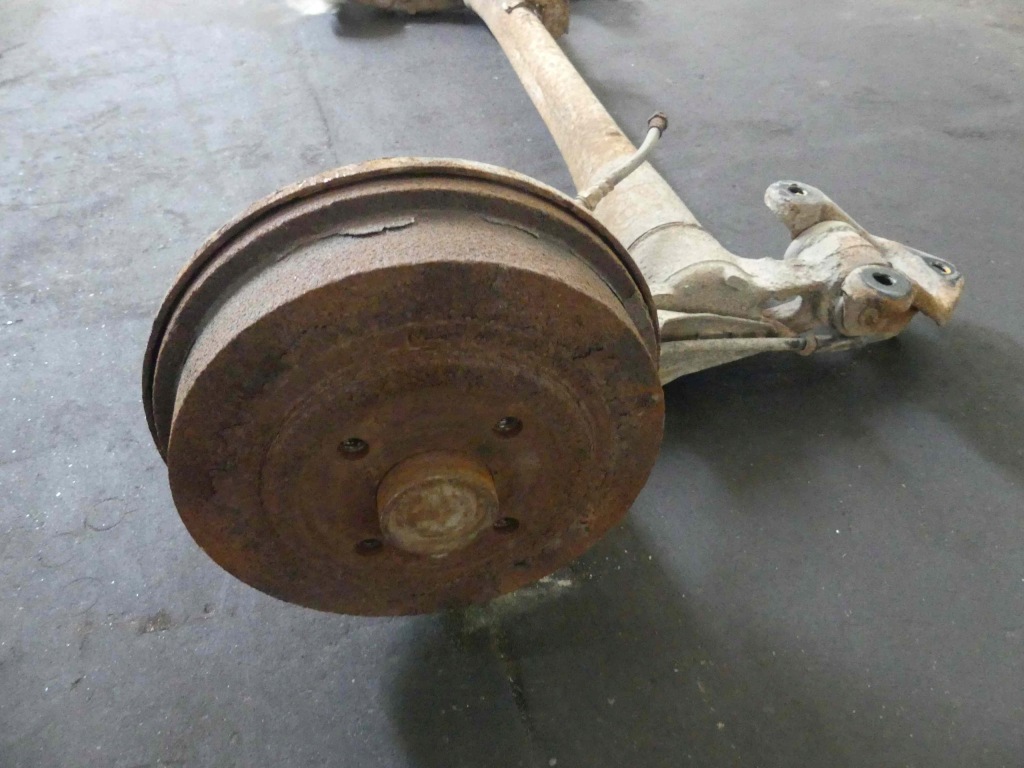 фото №3, Балка задня oś задня opel combo c гальмівні барабани