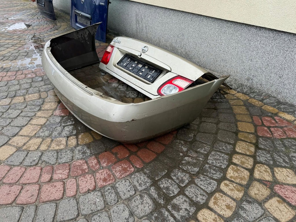 фото №8, Крышка багажника задняя + бампер nissan almera n16 lift sedan