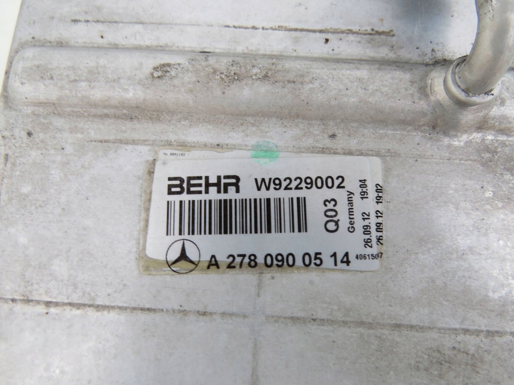 Интеркулер радиатор воздуха a2780900514 mercedes w218 w212 w221 w166 Цена