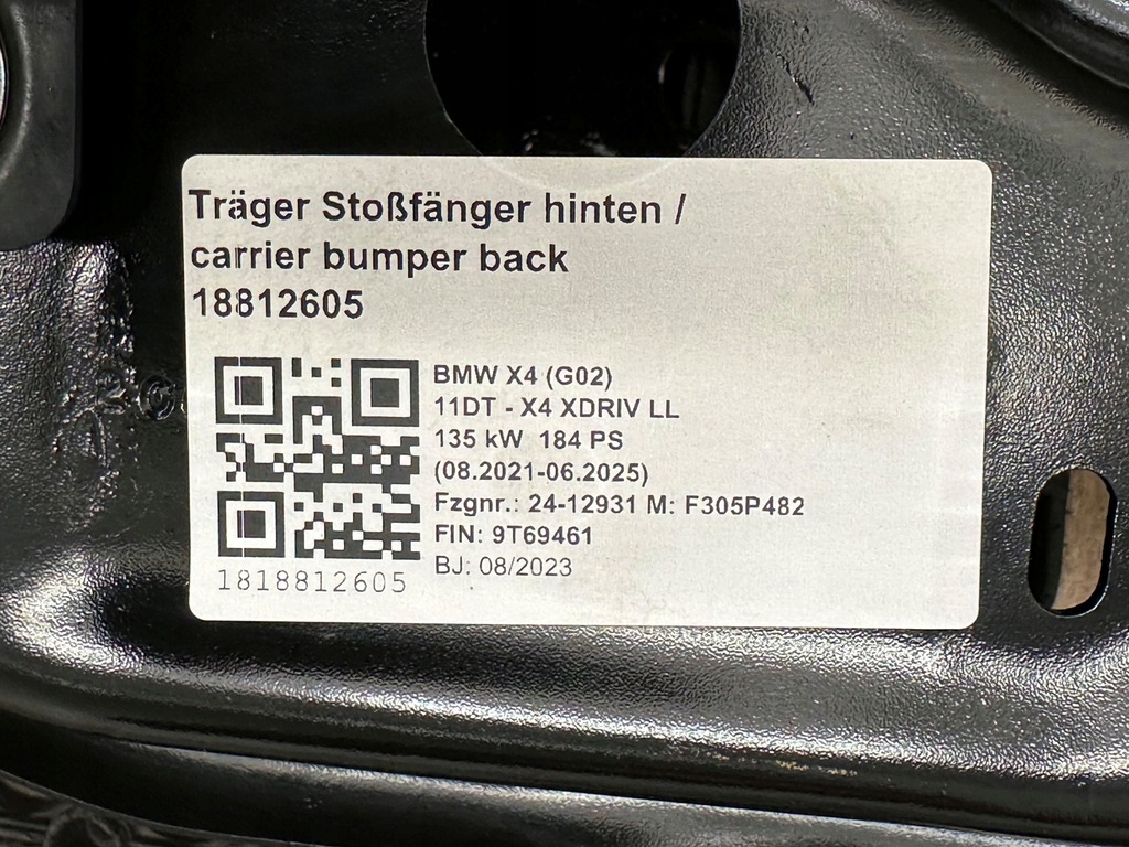 фото №12, Bmw x4 g02 lci m набір кришка багажника бампер лампи задня камера балка a300