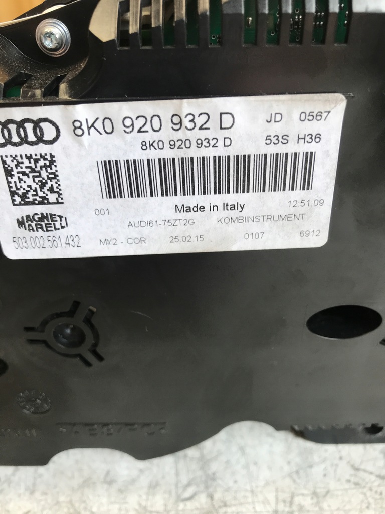 фото №5, Счетчик приборы audi a4 b8 lift 8k0920932d