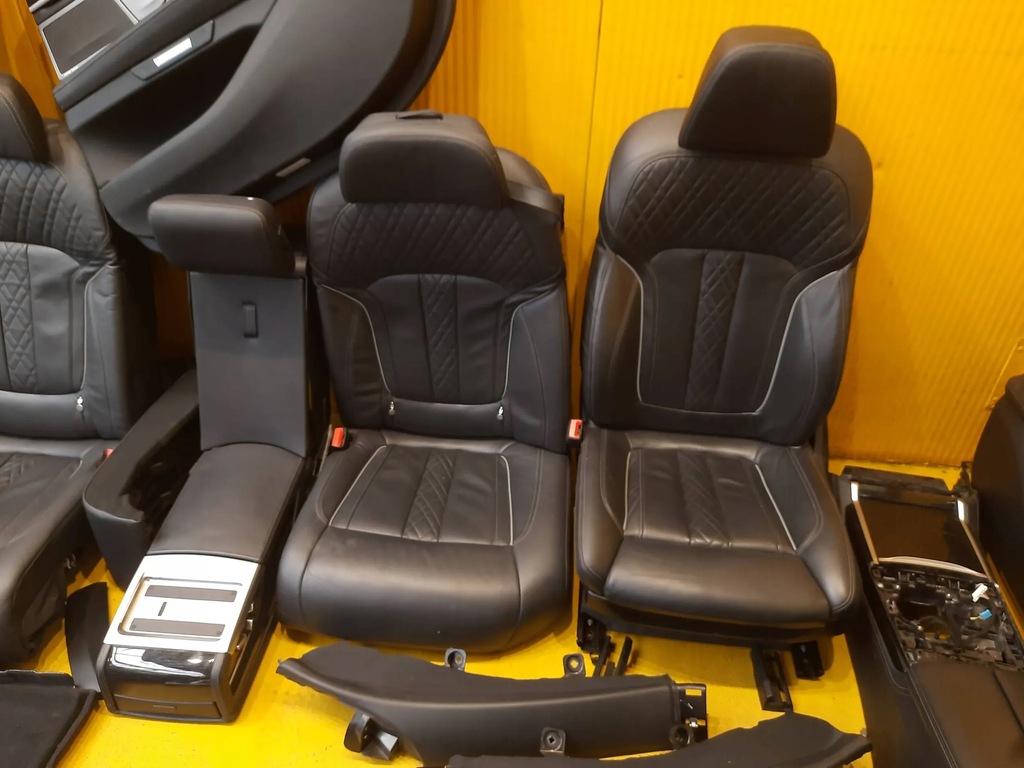 фото №12, Bmw 7 g12 long сиденье сиденья обшивки туннель пластики защита комплект