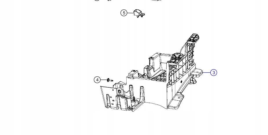 фото №5, Основание аккумулятор do dodge ram dt 1500 2019-2024 оригинальная