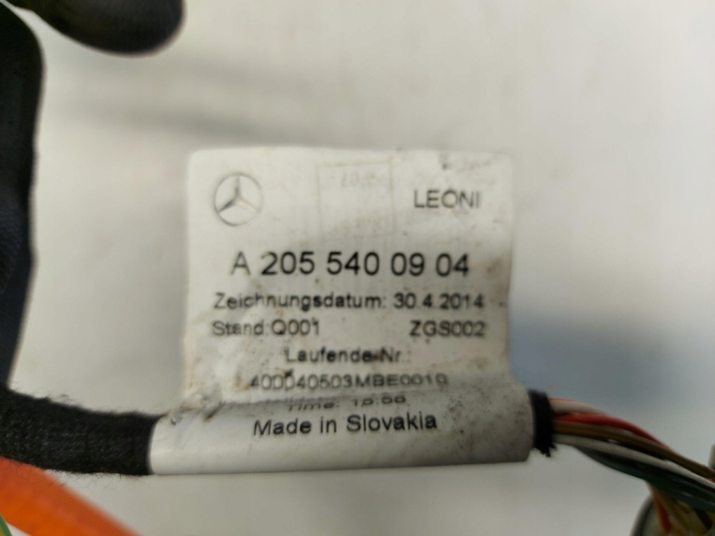 фото №5, Mercedes w205 c300e разъём штекер зарядки