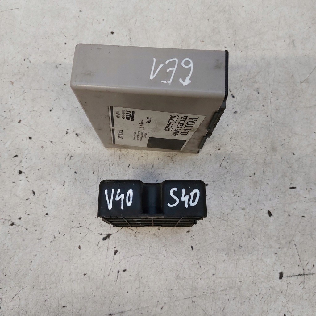 фото №7, Volvo v40 s40 модуль замка центрального + иммобилайзер 30824425 30864647 trw