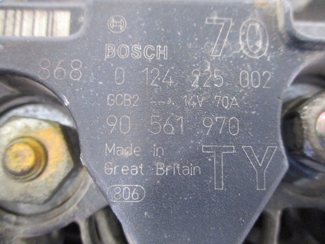 Opel astra g 1.6 генератор 90561970 70a перевірений в Україні