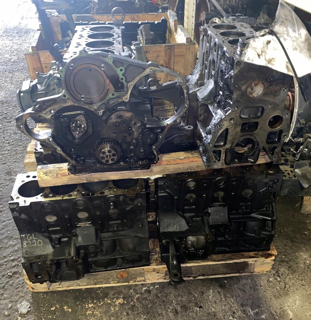 фото №9, Голий блок двигуна man d0834 tgl 210km euro3 lfl43