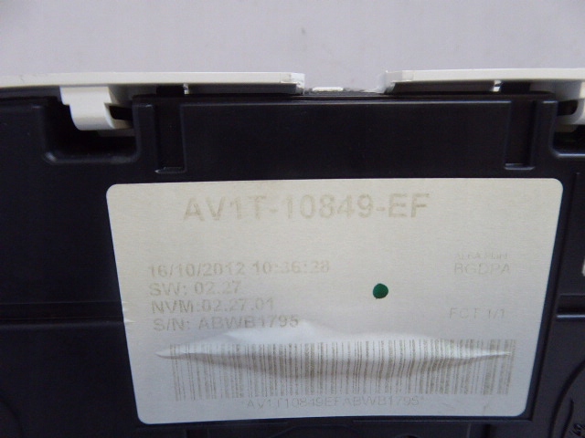 фото №6, Ford b-max 12-17 titanium набір стартовий бортовий комп'ютер лічильник замок запалювання 1.4 16v