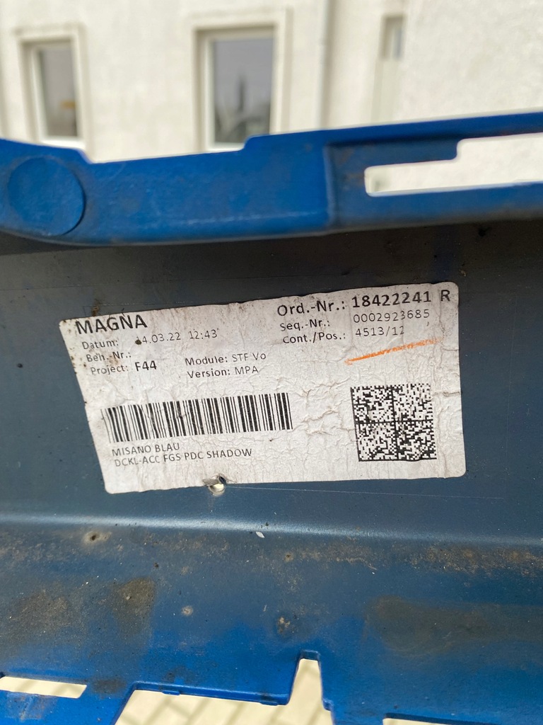 фото №11, Бампер перед задня bmw 2 grand coupe f44 m-pakiet