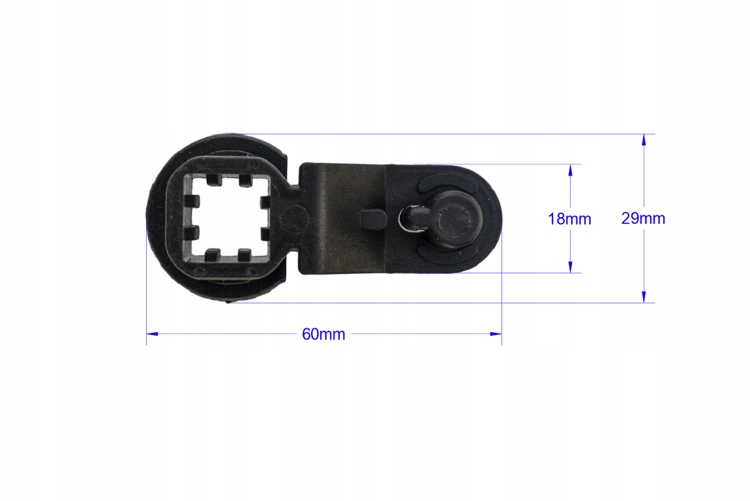 фото №4, Кліпса ремонт регулювання сидіння renault megane ii