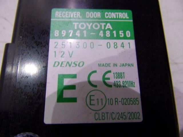 фото №2, 89741-48150 модуль блок керування двері lexus rx300 ii