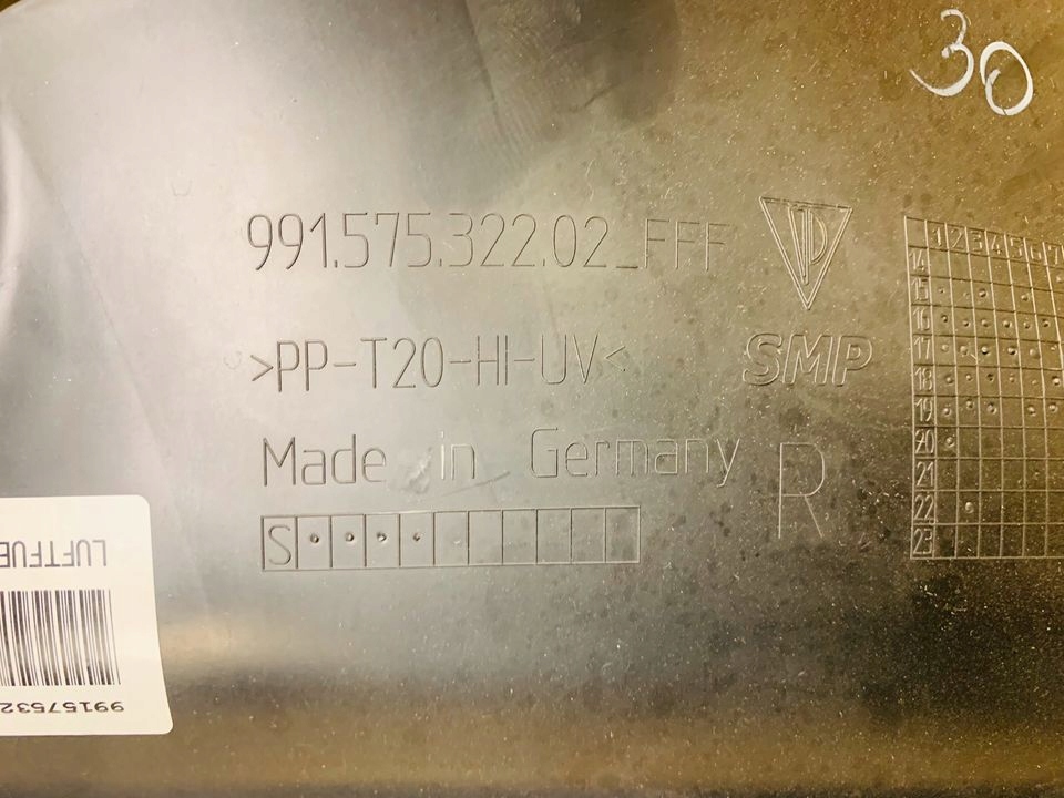 фото №5, Porsche 991 911 впуск повітря 991575322020k1